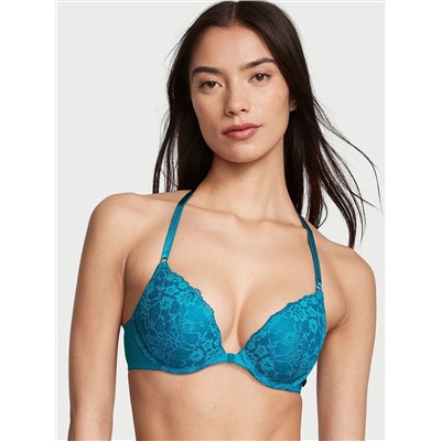 VICTORIA'S SECRET Sexy Tee Posey Lace Front-Close Push-Up Bra