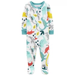 Carter's | Toddler 1-Piece Dinosaur 100% Snug Fit Cotton Footie PJs