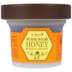 Skinfood, Смываемая маска с черным сахаром и медом, 3.5 унции (100 г)