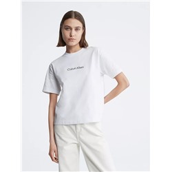 Standard Logo Boxy Fit Crewneck T-Shirt