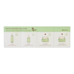 MIZON [SAMPLE POUCH] PHYTO PLUMP COLLAGEN SET OF 4  Набор: Тонер для лица, Сыворотка для лица, Дневной крем для лица, Ночной крем для лица  1,5мл+1,5мл+2мл+2мл