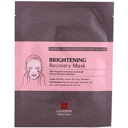 Leaders, Coconut Gel Brightening Recovery Mask, 1 Mask
