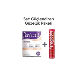 Perfectil + Feroglobin Fizz - Saç Güçlendiren Güzellik Paketi PKTPRFCTL+FRGLBN