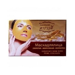 Антивозрастная золотая маска с жемчугом 100 ml/Darawadee Goldface mask with pearl 100 ml/