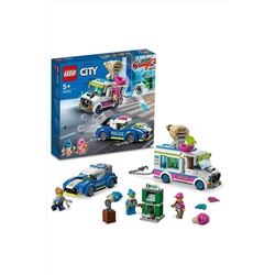 LEGO ® City Dondurma Kamyonu Polis Takibi 60314 Yapım Seti (317 Parça) RS-L-60314