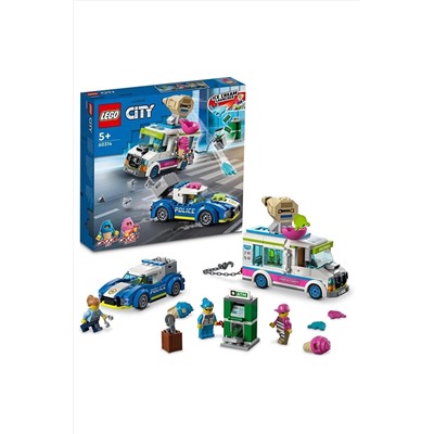LEGO ® City Dondurma Kamyonu Polis Takibi 60314 Yapım Seti (317 Parça) RS-L-60314