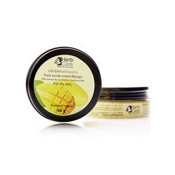 Крем-скраб для сухой кожи лица с манго от Herb Care 60 гр / Herb Care Mango Face Scrub Cream 60g