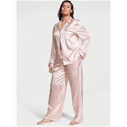 Victoria's Secret Glazed Satin Long Pajama Set