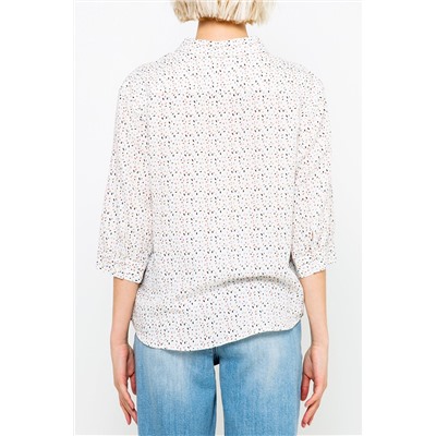 Blusa Blanco y rosa