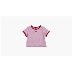 Big Girls Classic Levi's® Logo Cropped Tee Shirt