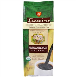 Teeccino, Органический французской обжарки, сильной обжарки, без кофеина, 312 г (11 унций)