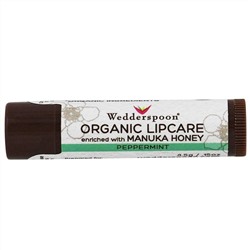 Wedderspoon, Organic Manuka Lip Balm - Peppermint, 0.15 oz (4.5 g)