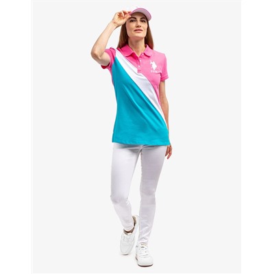 SASH COLORBLOCK POLO SHIRT