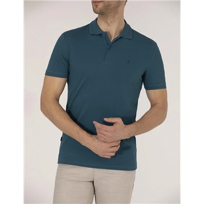 Zümrüt Slim Fit Polo Yaka Basic Tişört