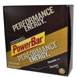 PowerBar, Performance Energy, шоколадные, 12 батончиков по 2,29 унции (65 г)