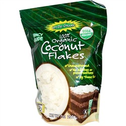 Edward & Sons, Органические кокосовые хлопья без сахара, 200г