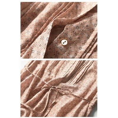 Лёгкое женское платье, экспорт в Японию  Отшито на крупной фабрике из остатков оригинальной ткани