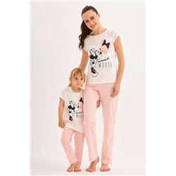 LILIAN Disney Minnie Kıss Pijama Takımı Anne Kız Çocuk Ayrı Ayrı Satılır Fiyatları Farkldır. LD10016-2