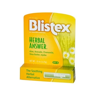 Blistex, Фруктовые коктейли, защищает губы/солнцезащитный , SPF 15, 3 палочки, .10 унций (2.83 г) шт.
