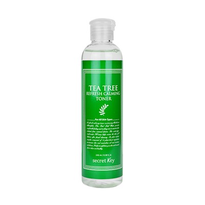 secret Key TEA TREE REFRESH CALMING TONER Успокаивающий тонер для лица с экстрактом чайного дерева 248мл