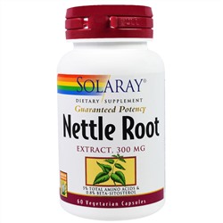 Solaray, Nettle Root Extract, 300 mg, 60 Capsules