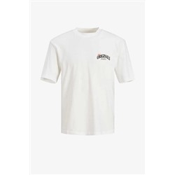 Jack & Jones Jorpalma Dry Tee Ss Crew Neck Beyaz Erkek T-shirt 12234293-brigh 12234293-Brigh