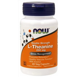 NOW L-Theanine 200 Mg, 60 капс