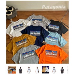 Популярные летние мужские и женские футболки с короткими рукавами American Patagonia Patagonia Outdoor Mountain,