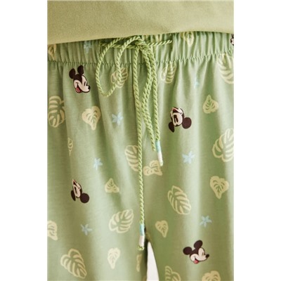 Pijama 100% algodón verde Mickey