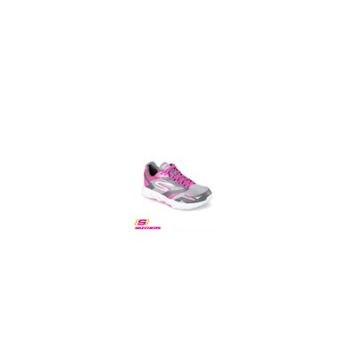 Skechers GO Run Vortex Charcoal/Hot Pink Athletic Shoe