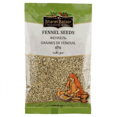 BHARAT BAZAAR Sounf Fennel seeds Фенхель 100г