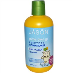 Jason Natural, Kids Only! Everyday Conditioner, Daily Clean (кондиционер на каждый день, ежедневная чистота), 227 (8 унций)