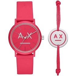 Armani Exchange Quartz Watch with Silicone Strap AX7110