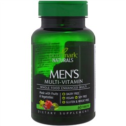 PureMark Naturals, Мужские мультивитамины, 60 таблеток