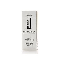 Солнцезащитный легкий крем для лица Jelly Sunscreen без масел с натуральными экстрактами от Mistine 15 мл / Mistine Jelly Sunscreen Ultra Protection SPF 50 PA+++ 15ml
