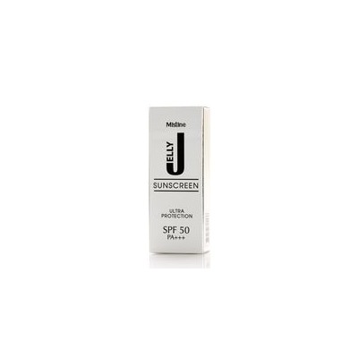 Солнцезащитный легкий крем для лица Jelly Sunscreen без масел с натуральными экстрактами от Mistine 15 мл / Mistine Jelly Sunscreen Ultra Protection SPF 50 PA+++ 15ml
