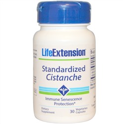 Life Extension, Стандартизированное цистанхе, 30 растительных капсул