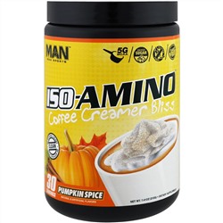 MAN Sports, ISO-Amino, сливочная добавка к кофе с ароматом тыквы, 210 г (7,41 унции)