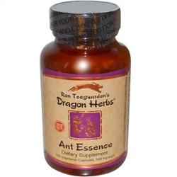 Dragon Herbs, Ant Essence, 500 мг, 100 растительных капсул
