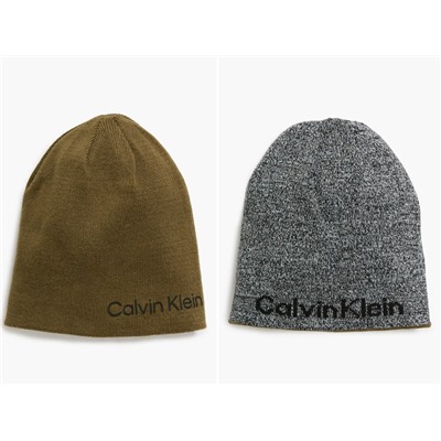 Small Logo Reversible Beanie Calvin Klein