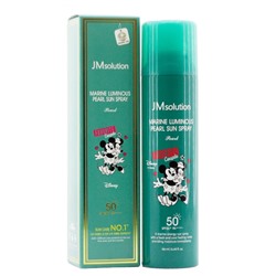 [JMSOLUTION] Спрей для лица и тела солнцезащитный ЭКСТРАКТ ЖЕМЧУГА Disney Marine Luminous Pearl Sun Spray SPF50+ PA+++, 180 мл