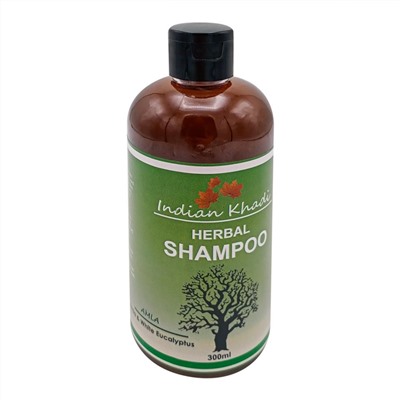 INDIAN KHADI Herbal shampoo Шампунь восстанавливающий с амлой и белой эклиптой 300мл