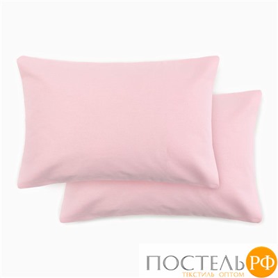 Комплект наволочек Этель, 50х70 см - 2 шт, цвет розовый, 100% хл, бязь 10345827