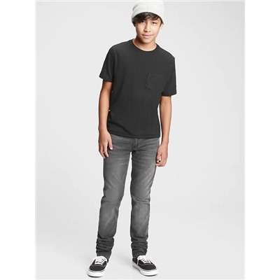 Teen Stacked Ankle Skinny Jeans with Washwell™