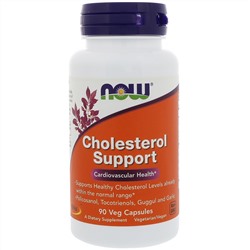 Now Foods, CholesterolSupport, 90 капсул в растительной оболочке