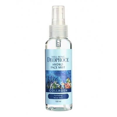 DEOPROCE WELL-BEING HYDRO FACE MIST COLLAGEN Увлажняющий мист для лица с коллагеном 100мл