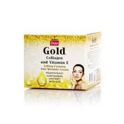 Подтягивающий омолаживающий крем с золотом, коллагеном и витамином Е от Banna 100 гр / Banna Gold Collagen Cream 100 gr
