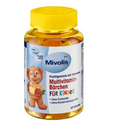 Мультивитаминный мишка для детей, фруктовые десны, 60 ст