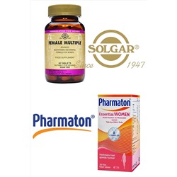 Solgar Female Multiple 60 Tablet- Pharmaton Essential Women 30 794479