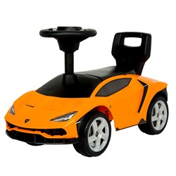 Толокар Lamborghini Centenario, колеса из PVC, цвет оранжевый 6828573